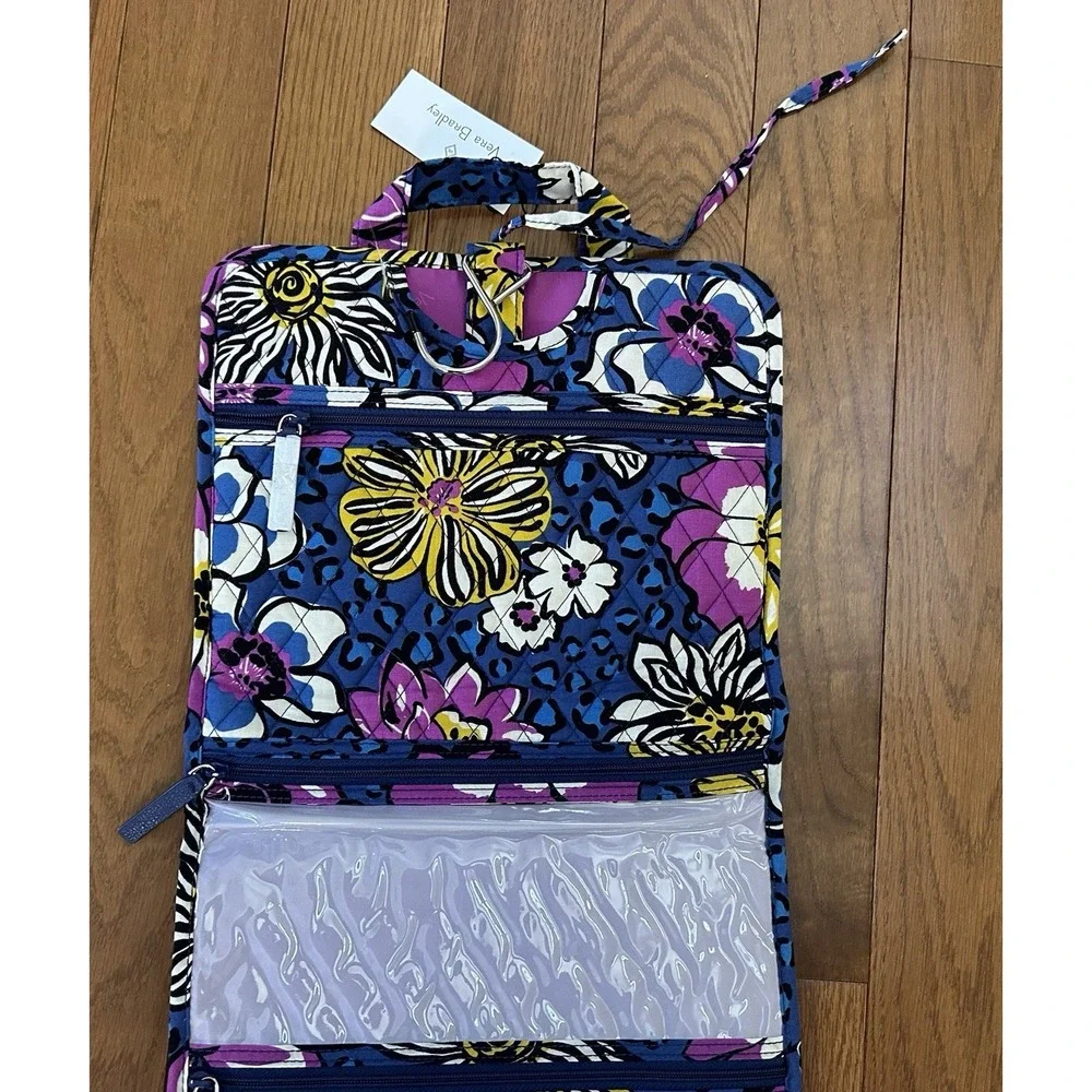 VERA BRADLEY‎ Hanging Organizer Cosmetic Case - African Violet NWT